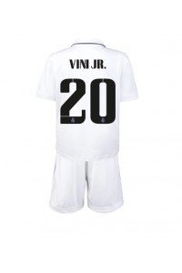 Real Madrid Vinicius Junior #20 Babytruitje Thuis tenue Kind 2022-23 Korte Mouw (+ Korte broeken)